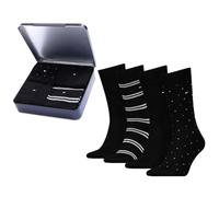 Tommy Hilfiger 4 paia di calzini da uomo TH Men Giftbox 4P taglia 39-46 Business Socks confezione regalo