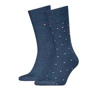 Tommy Hilfiger 8719965009202 DOT Classic Sock, Jeans, 39-42 (Pacco da 2) Uomo