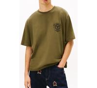 Tommy Hilfiger 90s Bills Ss Tee Dark Greenery Taglia: L | Relaxed fit jeans Outlet | Uomo | Verde