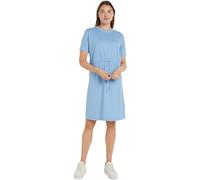 Tommy Hilfiger Abito a T-Shirt Donna Cotone, Blu (Vessel Blue), M