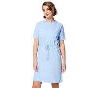 Tommy Hilfiger Abito a T-Shirt Donna Cotone, Blu (Vessel Blue), XS