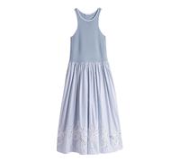 Tommy Hilfiger - Abito Lungo Romantico con Broderie Anglaise - -Dresses -Donna -Blu -M