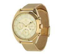 Tommy Hilfiger, ,Accessories ,Donna ,Giallo ,ONE SIZE Orologio con Cinturino Milanese e Calendario