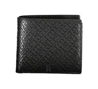 Tommy Hilfiger, ,Accessories ,Uomo ,Nero ,ONE SIZE Elegante Portafoglio in Pelle con Portamonete