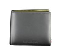 Tommy Hilfiger, ,Accessories ,Uomo ,Nero ,ONE SIZE Portafoglio in pelle nera con portamonete