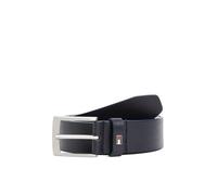 Tommy Hilfiger - Adan - Cintura in pelle nera da 3,5 cm-Nero 100 cm
