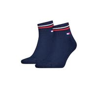 Tommy Hilfiger Adaptive Quarter Calzini Unisex - Adulto (Pacco da 2)