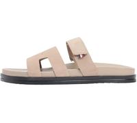 Tommy Hilfiger Adjustable Premium Suede Sandal Fm0fm05774, Piatti Uomo, Beige (Coastal Taupe), 40 EU