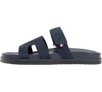 Tommy Hilfiger Sandalo in pelle scamosciata regolabile FM0FM05774 Uomo Blu (Desert Sky) 44 EU