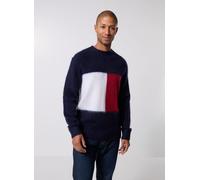 Tommy Hilfiger - Alpaca Blend Big Fla MW0MW41322 Blu - Abbigliamento M Blu