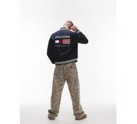 Tommy Hilfiger - Americana - Bomber stile college blu navy 50