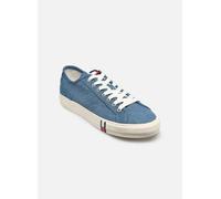 Tommy Jeans Uomo Sneakers in Tela Archive Denim con Logo, Blu (Denim), 45