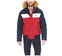 Tommy Hilfiger Arctic Cloth - Bomber trapuntato da uomo, a collo alto, Large