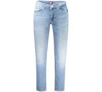 Tommy Hilfiger Azzurro Cotton Men's Slim Tapered Jean - W31 | L32
