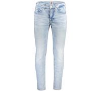 Tommy Hilfiger Azzurro Cotton Men's Tapered Jean - W29 | L32