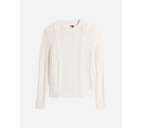 Tommy Hilfiger Badge Cable M - Maglione - Uomo - Bianco S