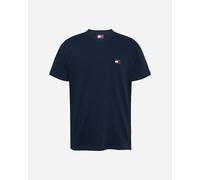Tommy Jeans - T-shirt blu navy regular con toppa con logo XL