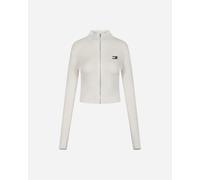 Tommy Hilfiger Badge W - Cardigan - Donna - Bianco L