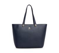 TOMMY HILFIGER BAGS BORSA TOTE SPACE BLU CON EMBLEMA