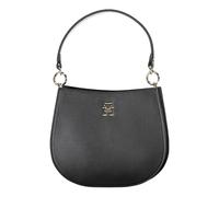 Tommy Hilfiger, ,Bags ,Donna ,Nero ,ONE SIZE Borsa da Donna Nera con Tracolla Regolabile e Chiusura a Zip