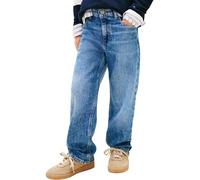 Tommy Hilfiger Heritage Flag Baggy Worker Jeans Kb0kb10343 Sciol, Denim (Denim Medium Vintage), 6 Anni Bambino