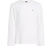 Tommy Hilfiger Bambino Maglietta Maniche Lunghe Basic, Bianco (Bright White), 12 Anni
