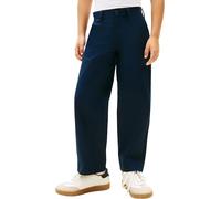 Tommy Hilfiger Pantaloni Chino Larghi da Ragazzo, KB0KB10199, Blu (Dark Night Navy), 14 Anni