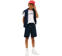 Tommy Hilfiger Bambino Set Monotype Graphic T-shirt e Pantaloncini Lounge, Bianco (White), 16 Anni