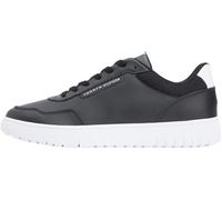 Tommy Hilfiger Basket Core Lite Lth Fm0fm05868, Basso Top Uomo, Black (Black), 42 EU
