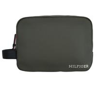 Tommy Hilfiger Beauty case in piqué Washbag, taglia unica, verde militare, verde militare, verde, Beauty case