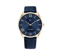 Orologio Uomo TOMMY HILFIGER BECKER 1710517 Pelle Blu Rosè