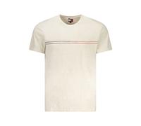 Tommy Hilfiger Beige Cotton Men T-Shirt - M