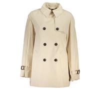 Tommy Hilfiger Beige Cotton Womens Trench Coat - 40