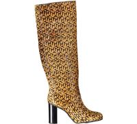Tommy Hilfiger Beige Leather Women Boot - EU38/US8