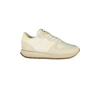 Tommy Hilfiger Beige Leather Women Sneaker - EU39/US9