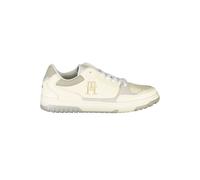 Tommy Hilfiger Beige Sports Sneakers with Unique Embroidery - EU45/US12