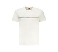 Tommy Hilfiger Bianco Cotton Mens T-Shirt - L