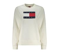 Tommy Hilfiger Bianco Cotton Women Sweatshirt - S