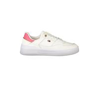 Tommy Hilfiger Donna Sneakers da Runner Essential Basket Profilo Basso, Bianco (Ancient White/Heritage Pink), 38