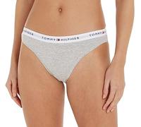 Tommy Hilfiger Bikini UW0UW03836, Donna, Grigio (Light Grey Heather), L
