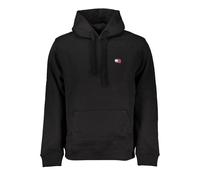 Tommy Hilfiger Black Cotton Men Sweater with Hood - XL
