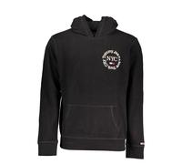 Tommy Hilfiger Black Cotton Men Sweater - XL