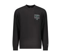 Tommy Hilfiger Black Cotton Men Sweatshirt - M