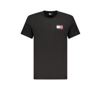 Tommy Hilfiger Black Cotton Men T-Shirt - L