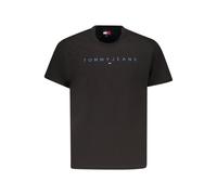 Tommy Hilfiger Black Cotton Men T-Shirt - XL