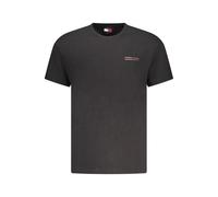 Tommy Hilfiger Black Cotton Men T-Shirt - XL