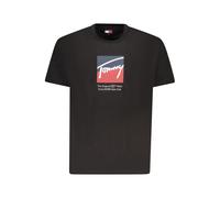 Tommy Hilfiger Black Cotton Men's T-Shirt - L