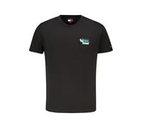 Tommy Hilfiger Black Cotton Men's T-Shirt - M