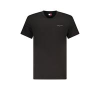 Tommy Hilfiger Black Cotton Men's T-Shirt - XXL