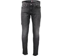 Tommy Hilfiger Black Cotton Slim Men Jeans - W30 | L32
